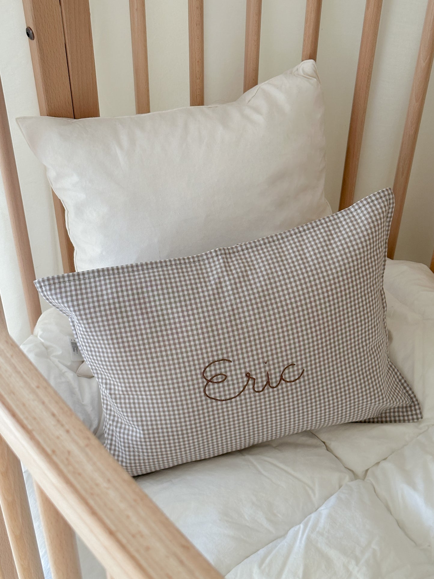 Gingham Pillow for Personalization