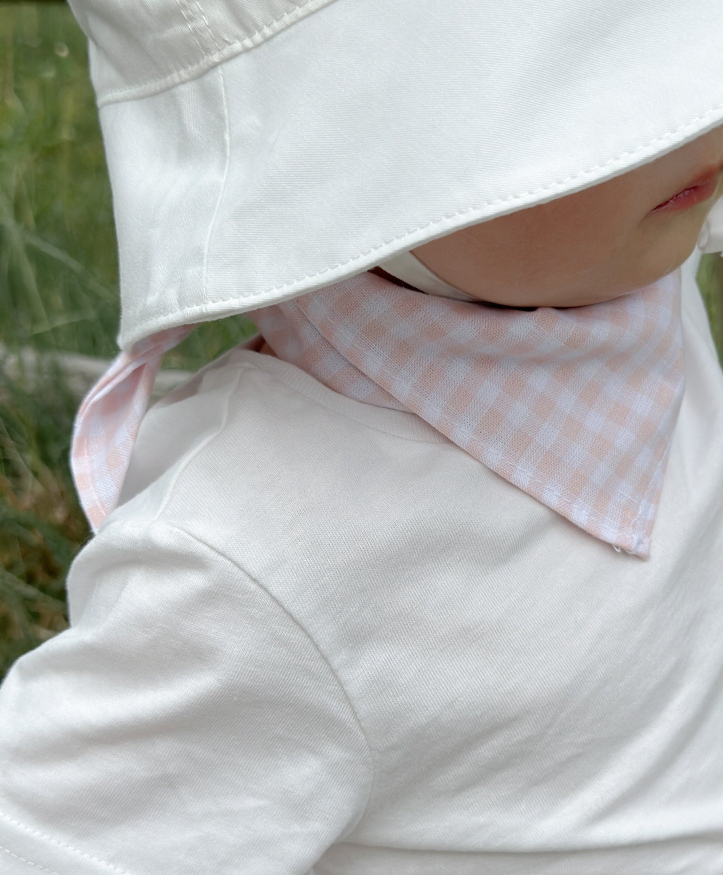 Bobbi scarf in pink gingham