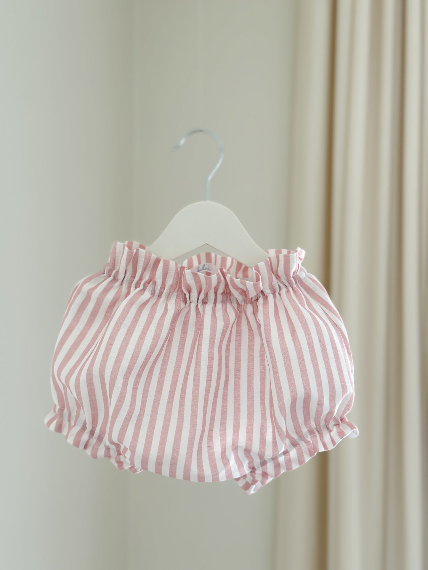 Dulci bloomers in blush linen