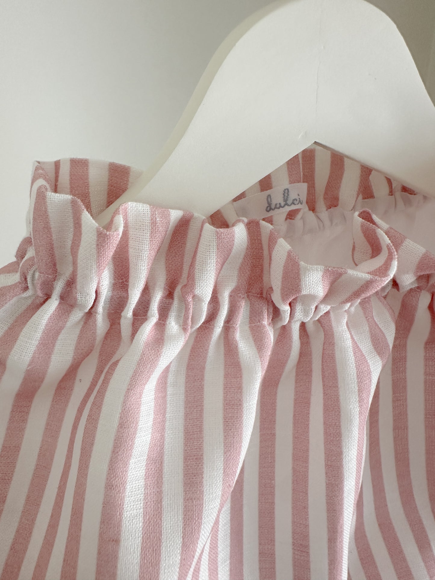 Dulci bloomers in blush linen